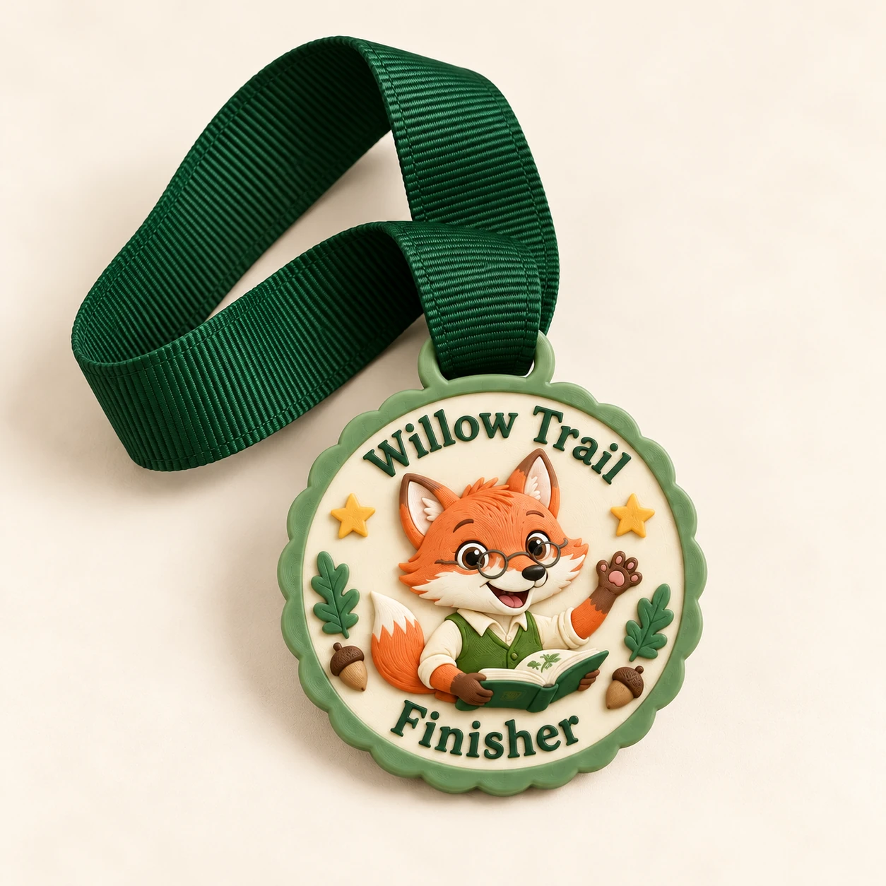 Product concept for trail finisher medal.